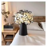 JUAKSQZYI Table lamp Rechargeable Touch Desk Lamp Flower