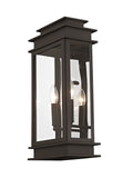 Livex Lighting 2018-07 Princeton Outdoor Wall Lantern, Bronze