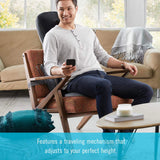 Homedics Serenity Shiatsu Massage Cushion with Sound & Meditation|5 Massage Styles for Pain Relief, Targets Neck & Shoulders, Plus Soothing Heat | App Enabled