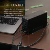 compatily LX23 56TB Portable (Dual 28TB) HDDs, USB-C 10Gbps External Hard Drive for Photos