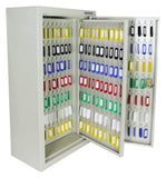 Premium Wall Mounted Stainless Steel Key Holder with Lockable Box for Schools