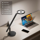 Honeywell H6 Desk Lamp for Home Office, Dimmable Reading Table Light, Black