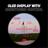 Blue Tees Golf Series 4 Ultra Golf Rangefinder with Slope Switch, 1200 Yards Range Finder, OLED Display, 6X Magnification