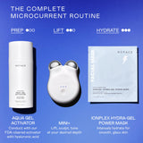 NUFACE MINI+ Facial Sculpting Tool - Microcurrent Face Massager Device for Skin Tightening, Contouring, Depuffing & Toning Cheeks, Neck & Jawline + Lymphatic Drainage & Activator Gel, Violet Dusk