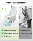 Modiwell LE-310 Smart Dry Flush Toilet for RV and Off-Grid Living