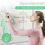 Ddaowanx Whiteboard Eraser, Magnetic Dry Erase Eraser, Glass Board Eraser,School and Office Supplies, Pack of 2 (Light Green)