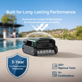 Beatbot AquaSense 2 Pro robotic pool cleaner, Unmatched 5-in-1 Cleaning, Surface Parking, Skimmer with APP Control, Water Clarification, for Pools up to 3,875 Sq.ft – Dark Green