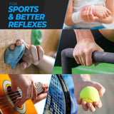 roygra Hand Grip Strengthener Workout Kit (5 Pack), Forearm Grip Adjustable Resistance Hand Gripper, Finger Stretcher, Finger Exerciser, Grip Ring & Stress Relief Grip Ball for Athletes roygra