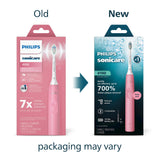 Philips Sonicare 4100 Series Electric Toothbrush - Sonic Toothbrush with Advanced Sonic Technology, Pressure Sensor, Two Intensity Settings, Smartimer & Quadpacer, Deep Pink, Model HX3681/26