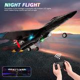 RoofWorld New Upgrade SU27 RC Airplane, Remote Control Fighter Toys, 2.4GHz 6-axis Gyro Stabilizer RTF Glider Aircraft Plane with 2 Batteries Easy to Fly Outdoor Toy for Adults Kids Beginners Boys