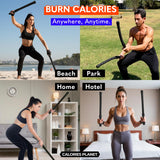 Calories Planet X1 Ropeless Battle Rope for Home Gym, HIIT Workouts, Low-Impact Cardio Training Calories Planet