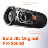 JBL Flip 5 (Black) + Bundle with divvi! Protective Hardshell Case JBL