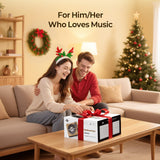 High-Fidelity Bluetooth Record Player with Speakers All-in-One Turntable for Vinyl Records Featuring AT-3600L Cartridge, Belt Drive, 2-Speed (33/45 RPM) Perfect for Music Lovers & Audiophiles