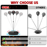 Punching Bag with Stand for Adults and Teens, Height Adjustable, Speed Bags for Boxing with Hand Pump and 4 Elastic Cords, Boxing Punching Bag for Training, Stress Relief and Fitness digi