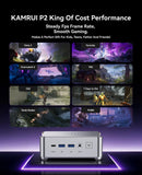 KAMRUI P2 Mini PC Windows 11 Pro 2026, Intel i5-12600H 12 Cores/16 Threads