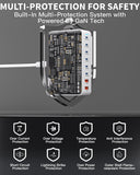 500W USB C Charger Block Charging Station,GaN3 8-Port Fast Charger Block with Dual PD 100W USBC Fast Charging Station Desktop Hub Compatible with iPhone 17 16 15 14/Pro Max/MacBook Pro/Air/iPad(White)