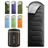 FARLAND Sleeping Bags for Adults, 3 Season Warm & Cool Weather, Lightweight Camping Sleeping Bag for Kids Family Camping Essentials with Compression Sack for Hiking