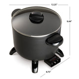 Presto 06006 Kitchen Kettle Multi-Cooker, Steamer, Deep Fryer, Black