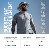 Soul of Adventure Bucket Hat | UV 50+ for Adults | Sun Protection with Adjustable Fit, Moisture-Wicking Fabric | Split Dye