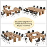 Tribesigns 10.5FT Conference Table, Large Rectangle Meeting Seminar Table for 10-12 Person