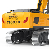 KidsFaves Pro-Grade Remote Control Excavator for Adult Metal Micro-Scale RC Construction Model with Leadscrew Digging System, Dual Battery Includes Portable Carry Case