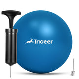 Trideer Pilates Ball 7-8 inch with Pump, Small Exercise Ball, Core Strength, Therapy Ball, Mini Yoga Ball for Yoga, Barre, Physical Therapy, AB, Core Trideer
