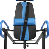 Gravity Inversion Table Foldable Inverter Stretcher Machine Heavy Duty Portable Fitness Equipment For Home Gym Body Relief Spine Back Pain Relief Muscle Relax Exercise Training Use 330Lbs