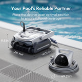 (2026 New) BUBLUE Bubot 800P Gen2 Robotic Pool Cleaner,Pool Vacuum for Inground Pools,with Smart Navigation,App Control& Scheduling,Cleans Floor/Wall/Waterline/Shallow Area,for Pools up to 1,076 Sq.Ft