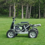 Golf Quad Electric Single Rider Golf Cart by The Golfather, Compact 4 Wheel Revolutionary Folding Design