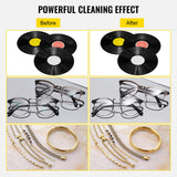 VEVOR Sonic Cleaner, 6L Ultrasonic Vinyl Cleaner 7-12 Inch, 8 Records Ultrasonic Vinyl Cleaning Machine, 180W Ultrasonic Records Cleaner with Drying Rack for Home Store