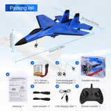 Beffkkip RC Plane 2CH Remote Control Plane SU35 RC Jet 2.4GHz RC Airplane RTF Easy to Fly FX620 Airplane Toys for Beginner, Kids and Adults,with Night Lights USB Charging（Blue）