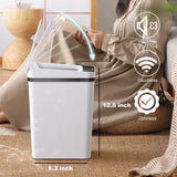 Yatmung 2.5 Gallon Smart Trash Can Sensor Motion - Touchless Bathroom Trash Can