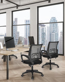 NEO CHAIR Office Desk Computer Chair Ergonomic Mesh Gaming Mid Back Seat with Comfy Lumbar Support Adjustable