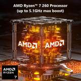 Gaming Laptop | AMD Ryzen 7 260 Processor | NVIDIA GeForce RTX 5060 Laptop GPU (572 AI Tops