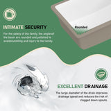 Couoko Undermout Bathroom Sink 21" x 13" Bathroom Vanity Sinks Undermount Rectangle White Ceramic Vanity Vessel Sinks with Overflow