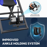 YOLEO ITX320 Inversion Table for Back Pain 2026 Foldable Inversion Table w/Removable Lumbar Pad, Reversible Ankle Holders, Easy Assembly