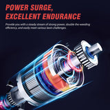 ALSO GO 21V Electric Weed Eater with Wheels,Cordless Battery Weed Wacker with Charger, 3 in 1 Brush Cutter/String