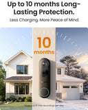 REOLINK Battery Video Doorbell (2nd Gen) 2K Wireless Camera, 2.4/5GHz WiFi
