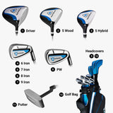 Callaway Golf Men's Strata Complete 12 Piece Package Set (Left Hand, Blue) Callaway