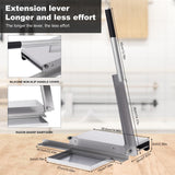 Treliamd Manual Meat Bone Cutter, Manual Meat Slicer Frozen Meat Cutter Machine, Heavy Duty Chicken Cutting Machine with Blade Bone Chopper for Kitchen Beef Goat Pig Fish