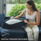 Belffin Modular Sectional Sofa with Ottomans Velvet Reversible Sleeper Sectional Sofa