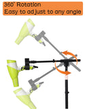 Blow Dryer Stand Hands Free with Universal Hair Dryer Holder, Stable Heavy Duty Base, Adjustable Height 25" to 69", Free Hands to Do Other Things