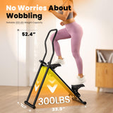 BODYWAKER Vertical Climber, Pro Stair Stepper for Full-Body Workout, Compact & Foldable Cardio Exercise Stair Climber with Extended Step Range, Improved & Adjustable Handlebar & Pedals.