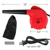 Boshen Handheld Electric Leaf Blower 110V 700W 5.5A 2 in 1 Corded Vacuum & Sweeper Lightweight Multifunctional Mini Leaf Blower