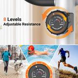 ANCHEER Elliptical Exercise Machine, Elliptical Trainer for Home Gym, Exercise Equipment 500Lbs Max Weight, Ultra-Silent Elliptical Machine, with Pulse Rate Grips & Smooth Resistance Levels