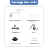 Bidet Attachment for Toilet - Effortless Non-Electric Self Aresmata