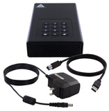 Apricorn 12TB Aegis Padlock DT 256-Bit Encrypted USB 3.0 Hard Drive (ADT-3PL256-12TB)
