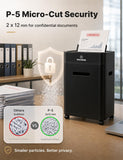 WOLVERINE 180-sheet Auto Feed P5 Heavy Duty Paper Shredder for Home&Office