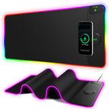 XL RGB LED Gaming Mouse Pad with 15W Magnetic Wireless Charging