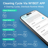(2026 Upgrade) WYBOT C1 Cordless Robotic Pool Vacuum for Inground Pools, Above Ground Pool Cleaner 4-in-1 Wall & Waterline Cleaning Up to 1,614sq.ft, 150mins Smart Navigation, App Support
